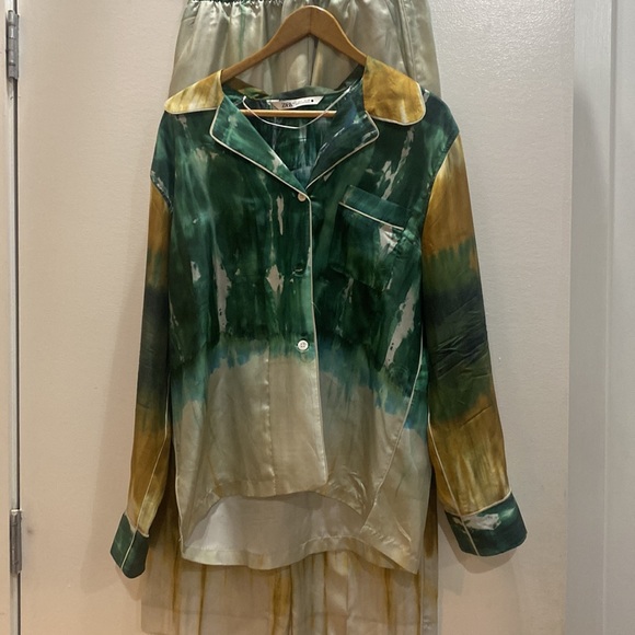 Zara tie dye sill pajama set - Picture 4 of 7